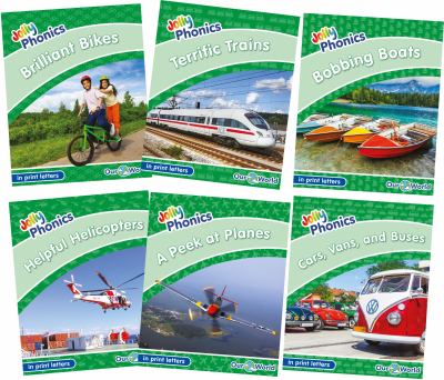 Jolly Phonics Level 3 Green: Our World Nonfiction Readers (6 books)