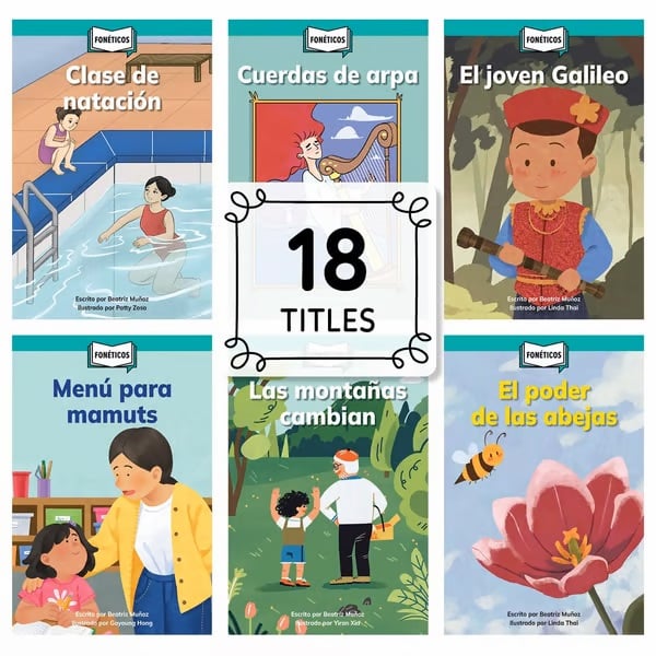 Fonéticos Decodable Readers Set 2