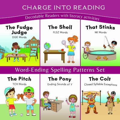 Stage 5: Charge Into Reading Word-Ending Spelling Pattern Decodable Reader Set (6 Books)