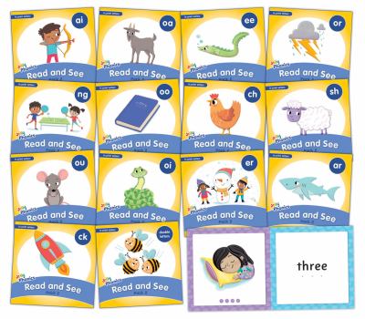 Jolly Phonics Read and See (Pack 2, digraphs, 14 books)