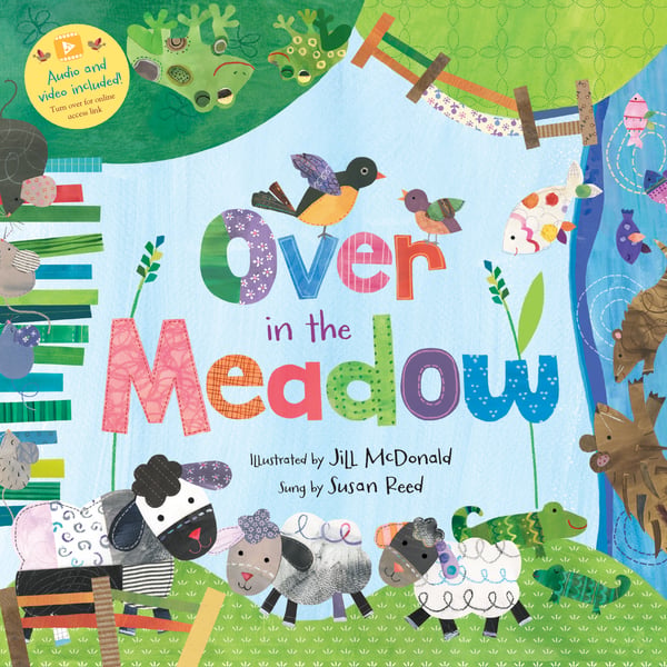 Over In The Meadow (Board Book)