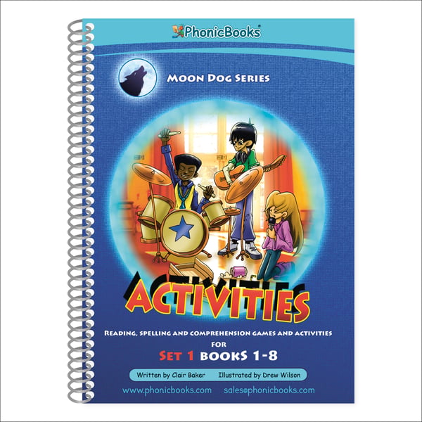 Moon Dogs Series Activities Reading, Spelling And Comprehension Games And Activities For Set 1 Books 1-8