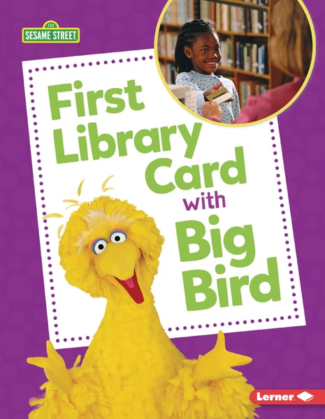 First Library Card With Big Bird