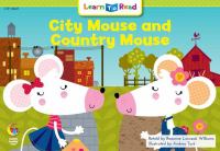 City Mouse And Country Mouse
