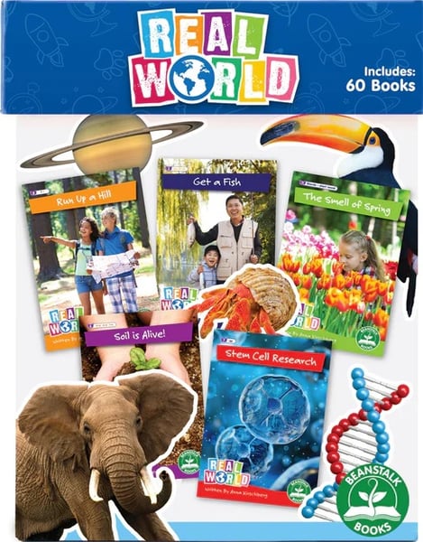 Real World Non-fiction Hi-Lo Decodables Boxed Set