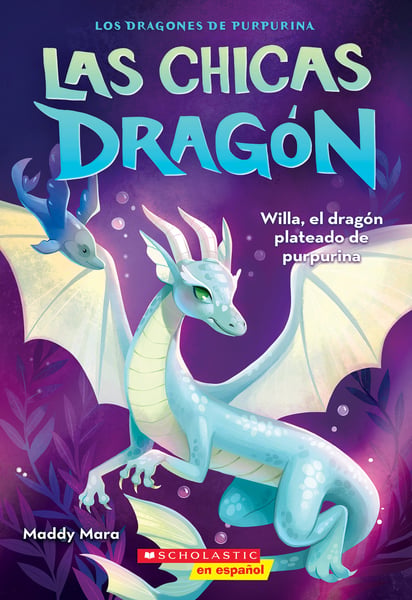 Willa, El Dragon Plateado De Purpurina(Willa The Silver Glitter Dragon)