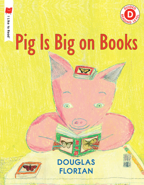 Pig Is Big On Books