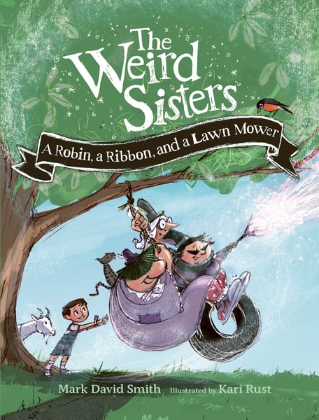 Robin, A Ribbon, And A Lawn Mower, A