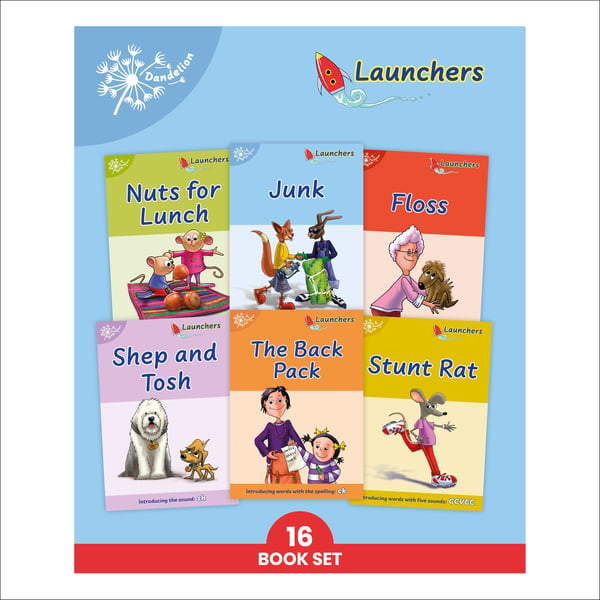 Dandelion Launchers, Stages 8-15 (16 Books)