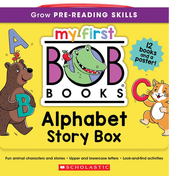 My First Bob Books: Alphabet Story Box (12 Books)