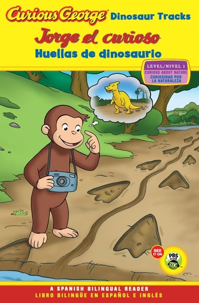 Curious George Dinosaur Tracks / Jorge El Curioso Huellas De Dinosaurio