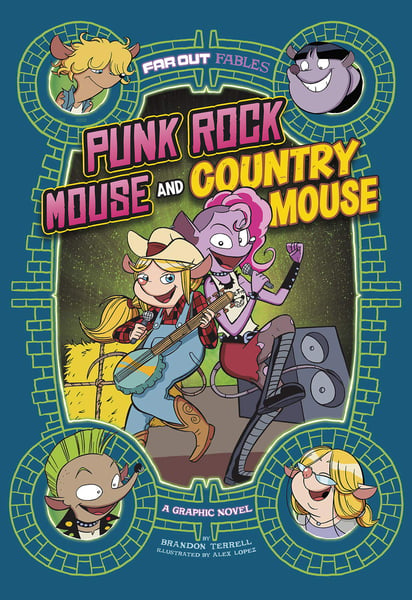 Punk Rock Mouse And Country Mouse