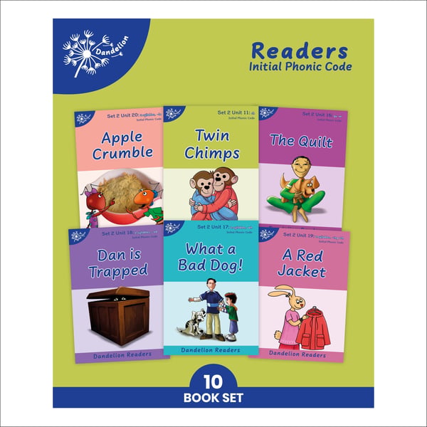 Dandelion Readers Set 2 Units 11-20 (10 Titles)