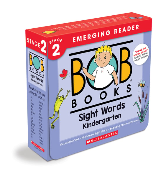 Bob Books: Sight Words, Kindergarten Edition (Boxed Set)
