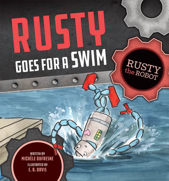 Rusty Goes For A Swim