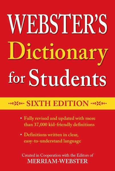Webster's Dictionary For Students, Sixth Edition