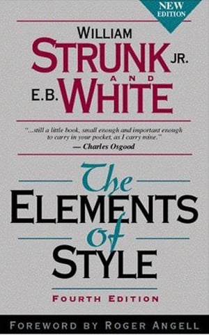 Elements Of Style, Fourth Edition, The