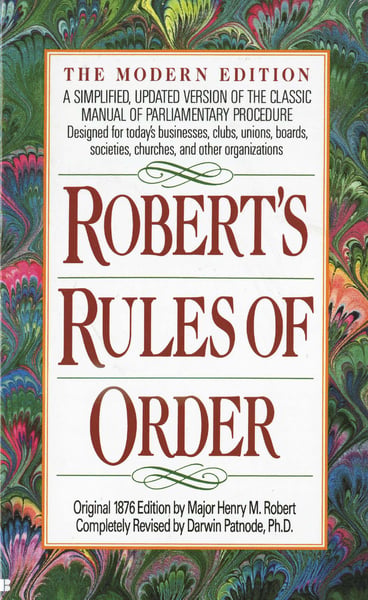 Robert's Rules Of Order