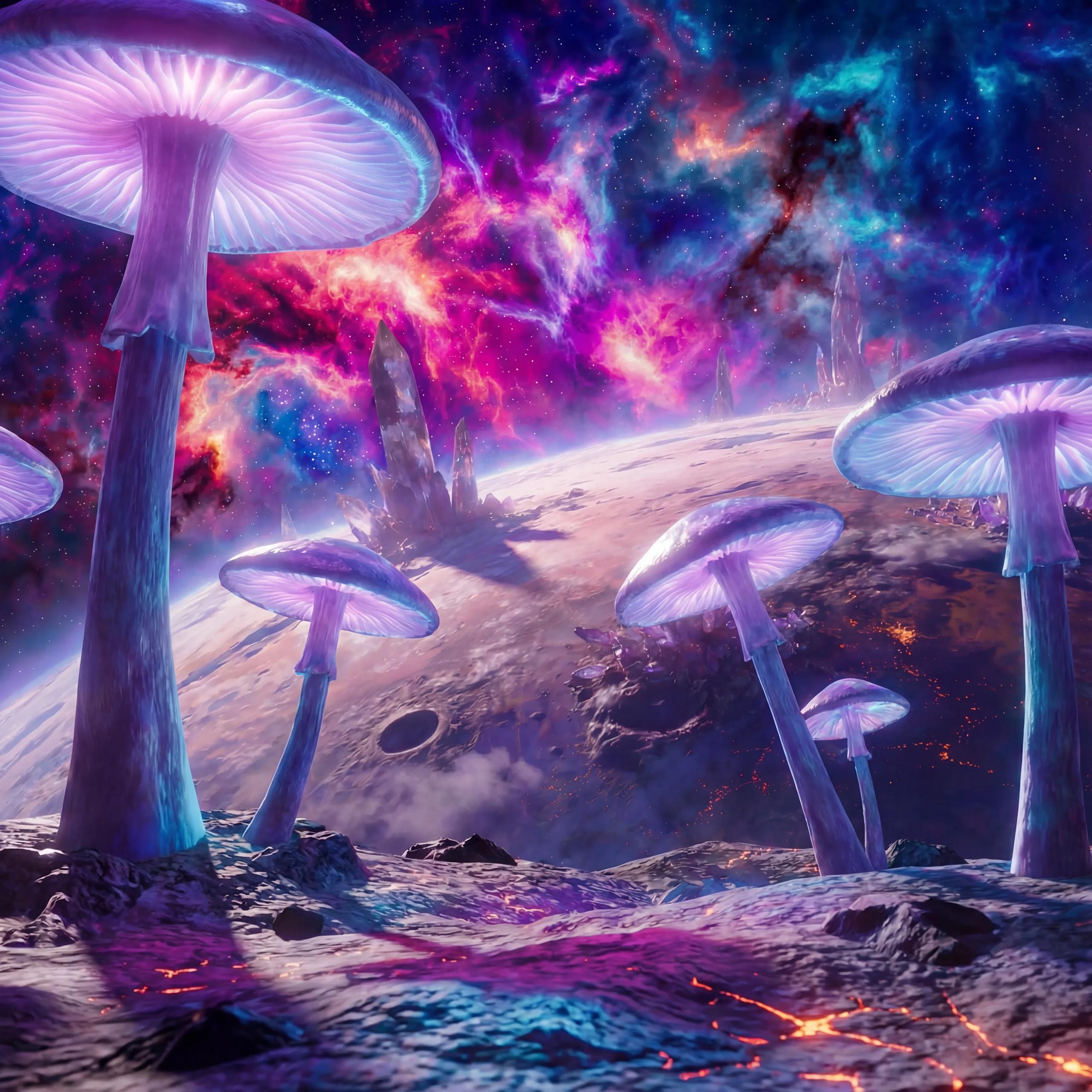 End frame for Crystalline Alien Planet Landscape — MiniMax Hailuo 2.3 Pro