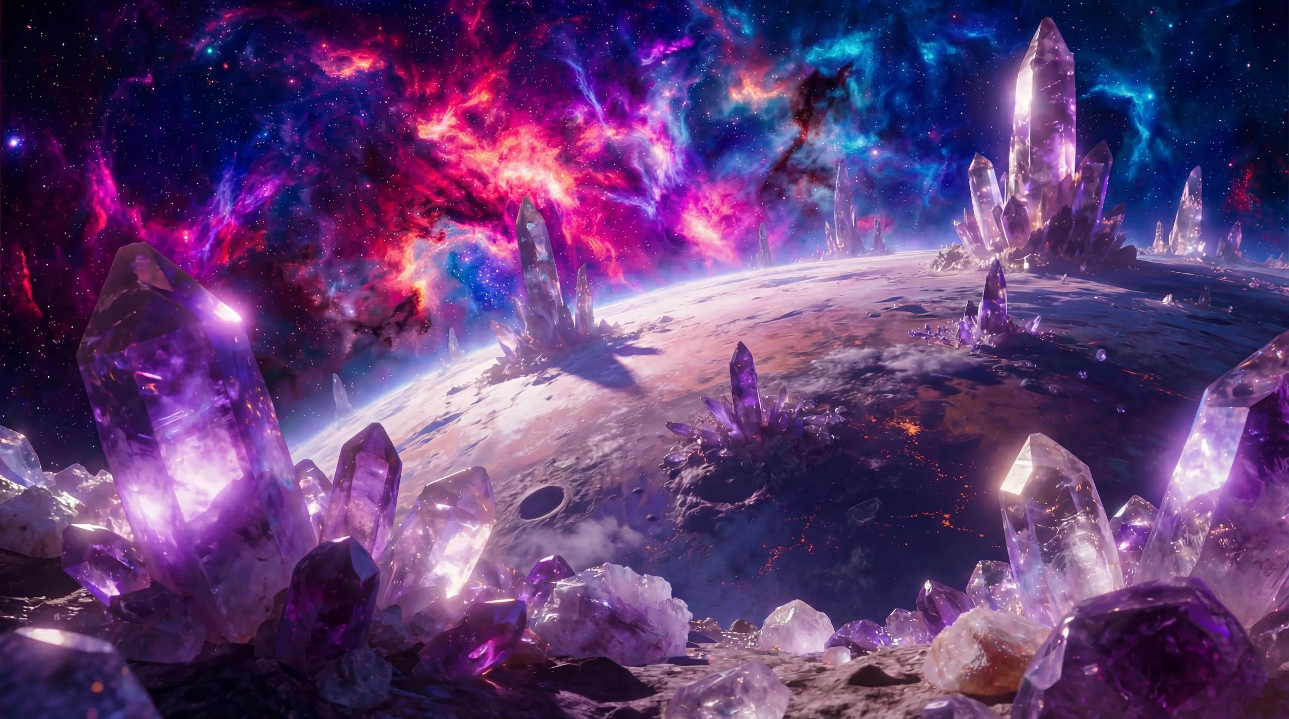 Start frame for Crystalline Alien Planet Landscape — MiniMax Hailuo 2.3 Pro