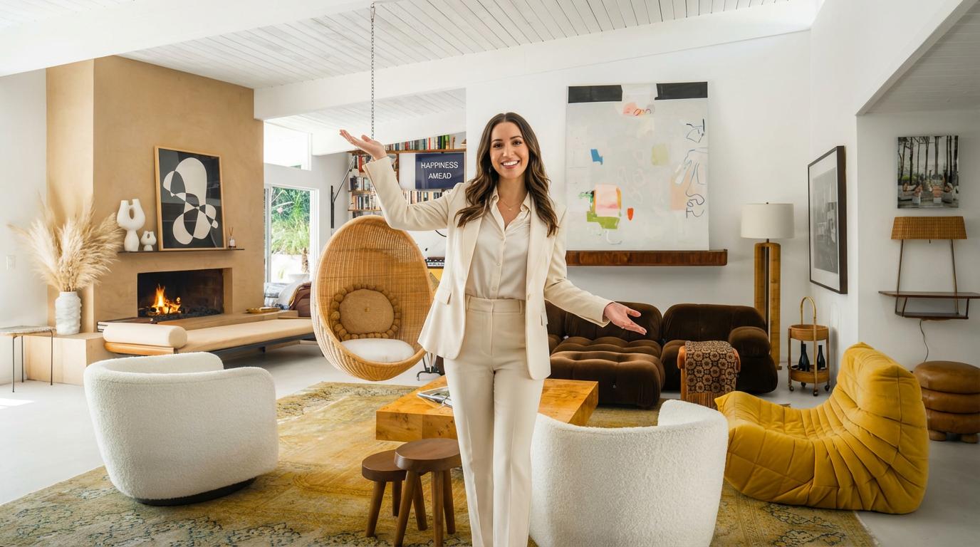 Start frame for Woman Touring a Modern Home — Kling AI Avatar v2 Standard