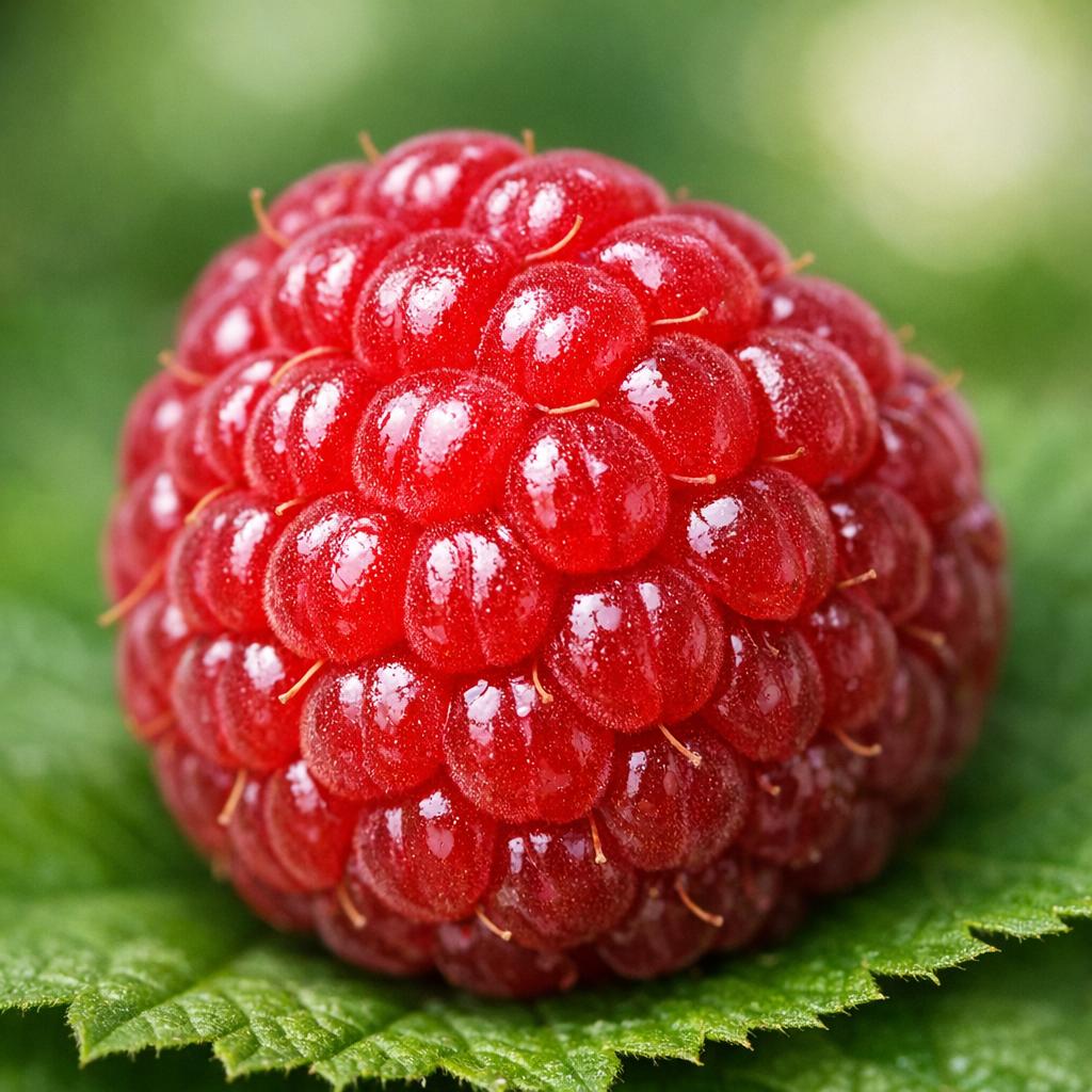 Start frame for Close-Up of a Ripe Raspberry — Kling 2.1 Master