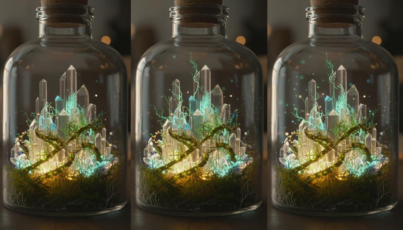 Start frame for Crystal City in Bottle — MiniMax Hailuo 2.3 Fast Standard