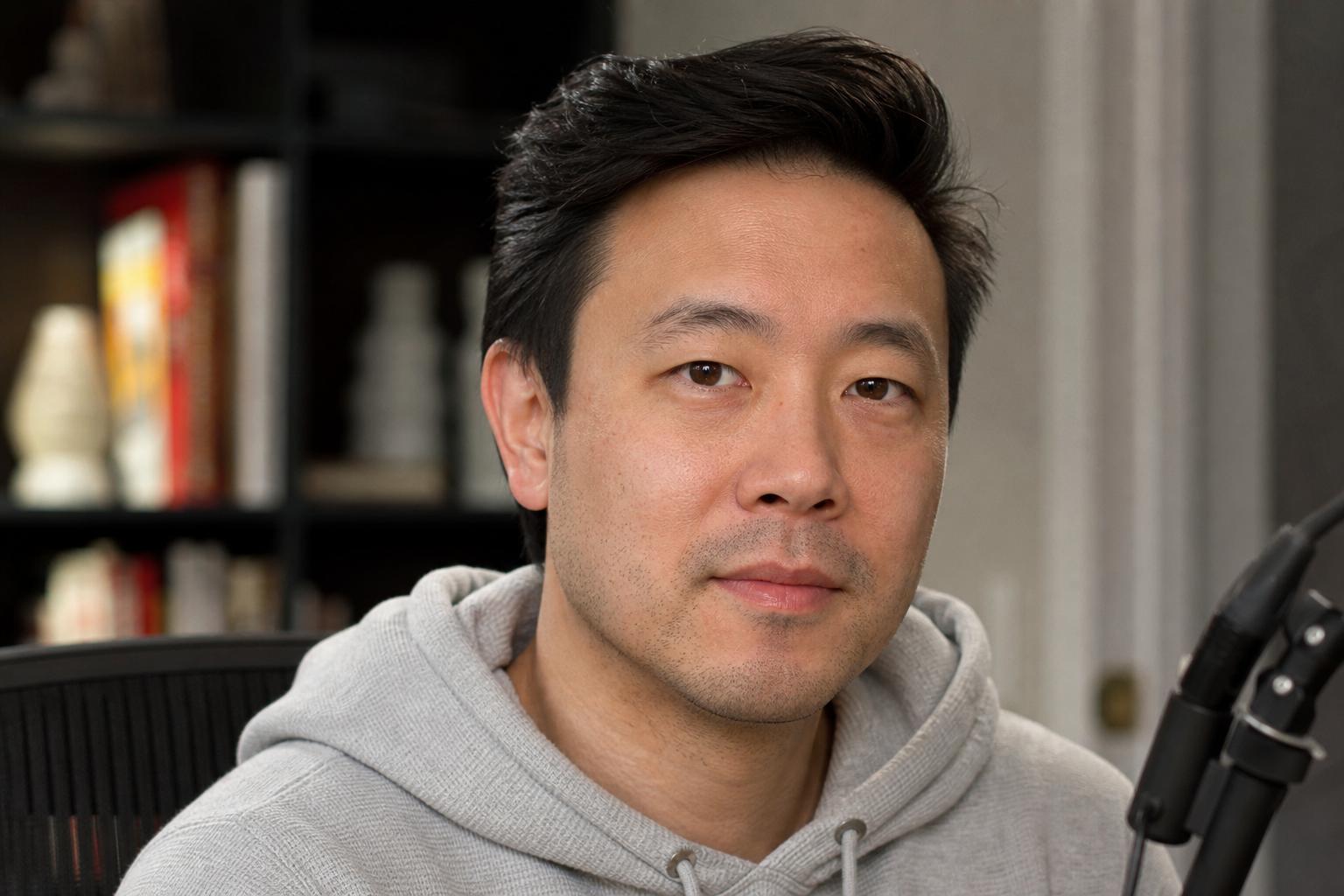 Start frame for Startup Founder Podcast Interview — Hedra Character 3