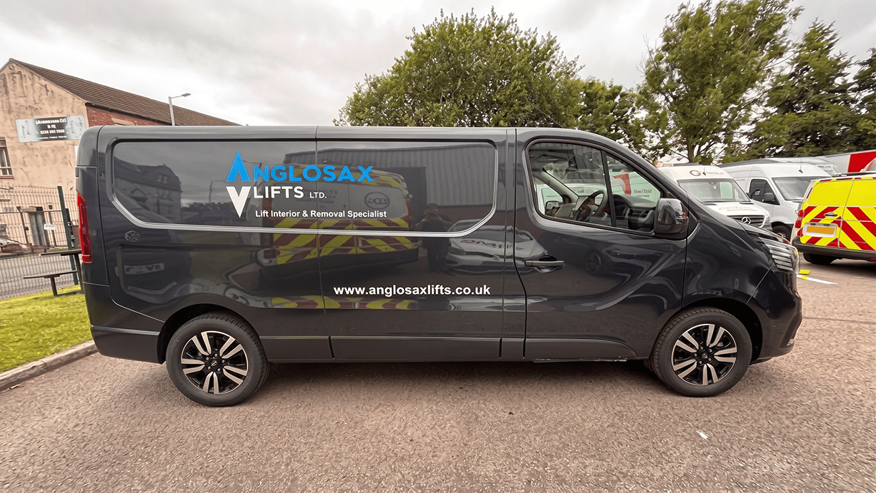 Vehicle supplied to Anglosax Lifts Ltd