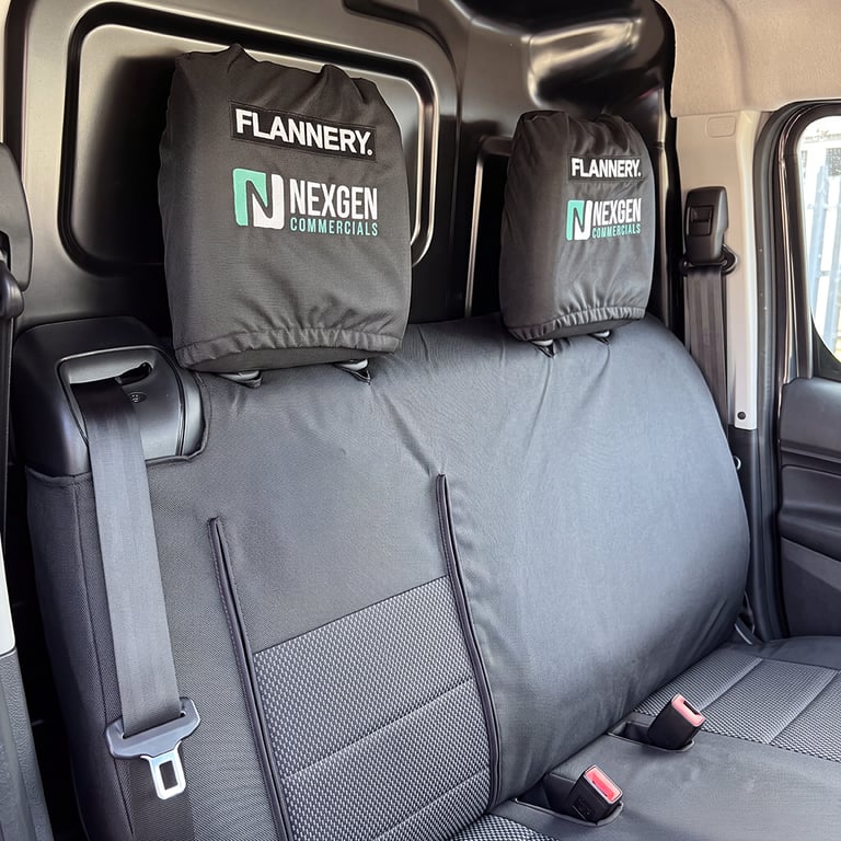 Branded Seat Cover Detail