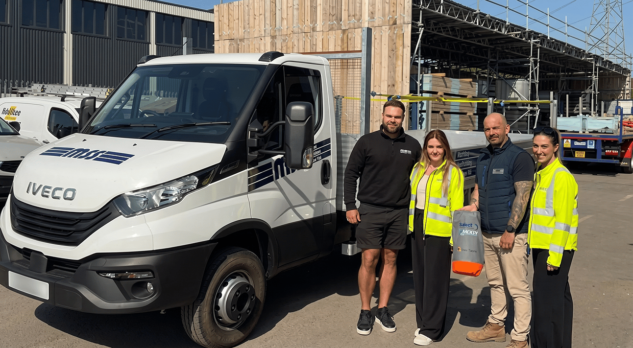 Vehicle supplied to Midland Scaffolding Services Limited