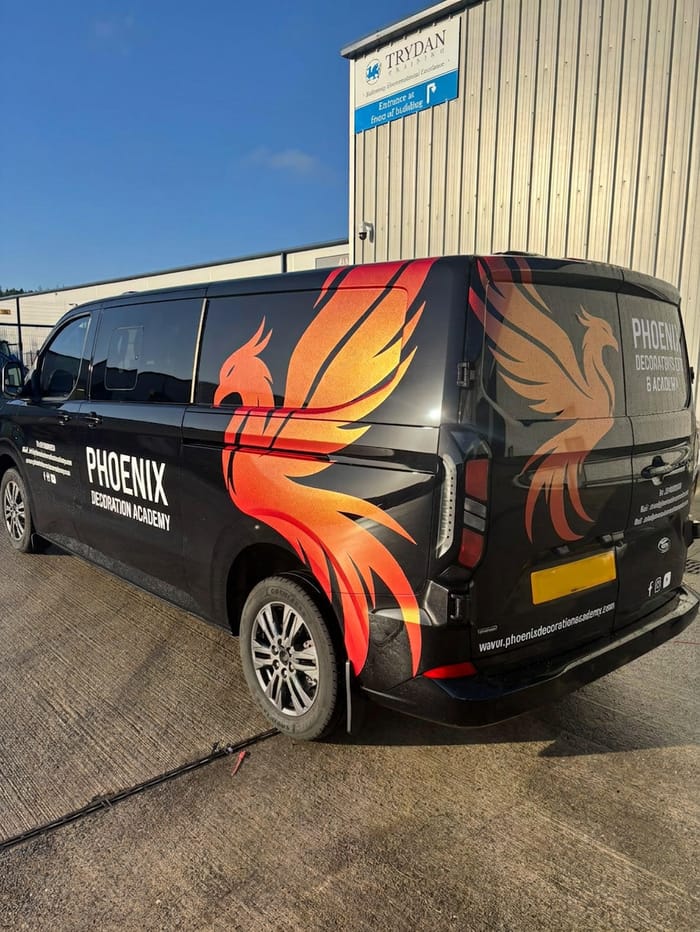 Full Van Signwriting Example 4