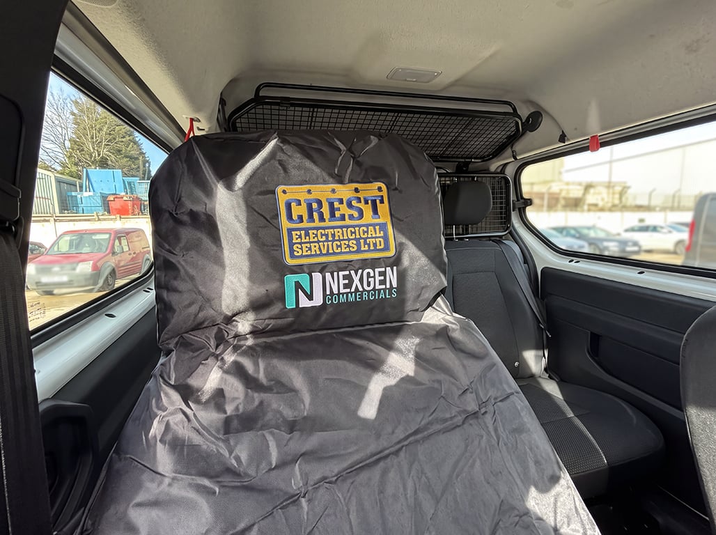 Dual Branded Seat Cover Sample 1