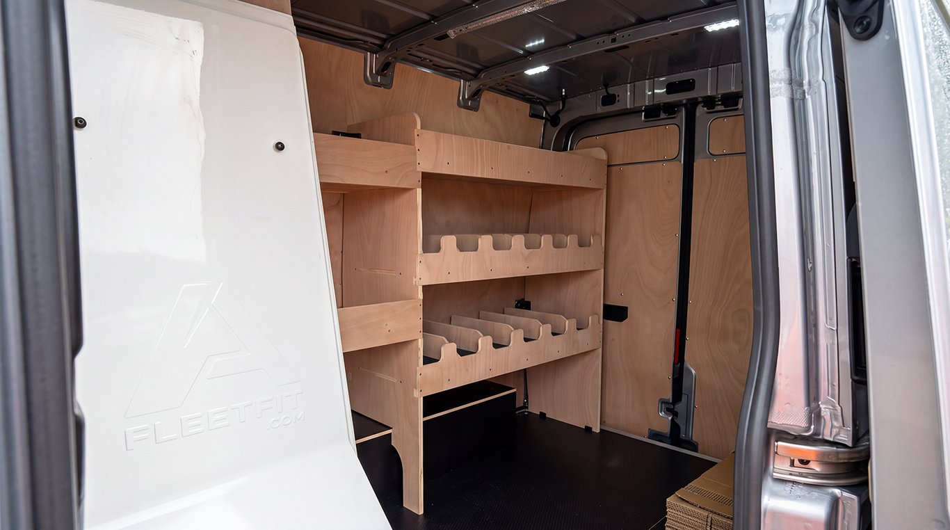 Custom Plywood Van Racking