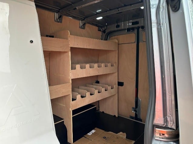Custom Plywood Van Racking