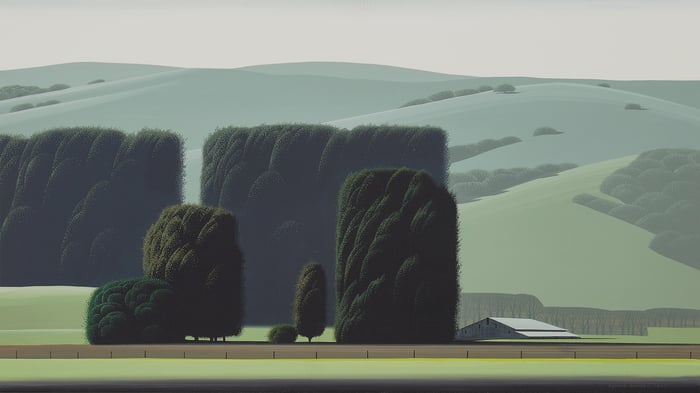 Santa Ynez California Hillside