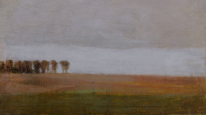 View of Jægersborg Allé, Gentofte, North of Copenhagen (section)