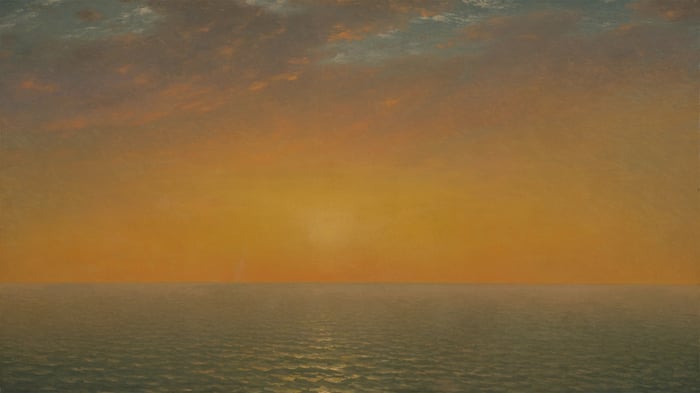 Sunset on the Sea