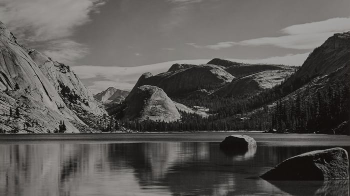 Lake Tenaya (section)