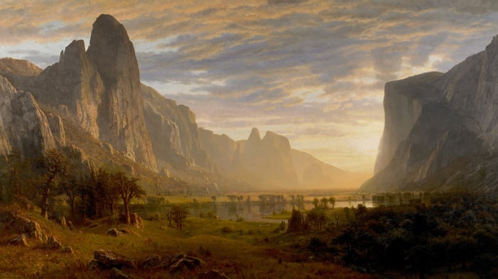 Looking Down Yosemite Valley