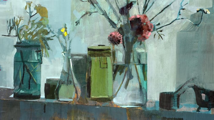 Windowsill with Rock Samphire