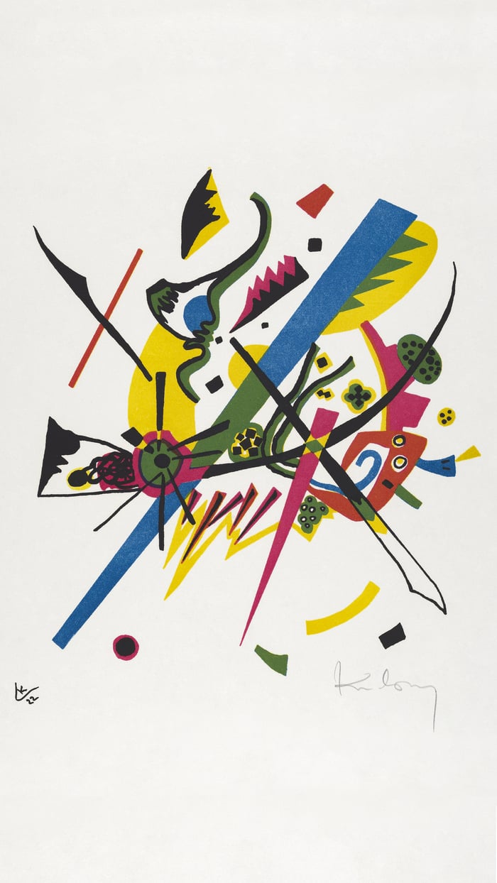 Wassily Kandinsky   Small Worlds I   reframed