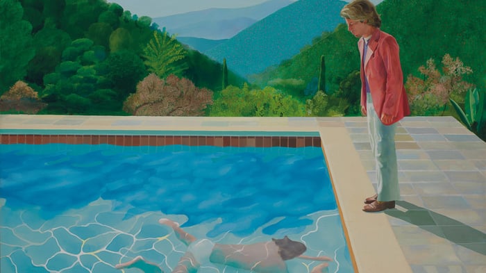 Portrait of an Artist (Pool with Two Figures)