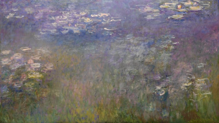 Water Lilies (Agapanthus right panel)