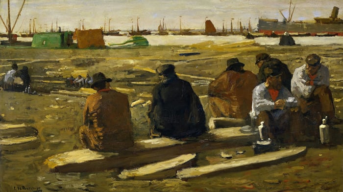 Lunchtime at the Building Site