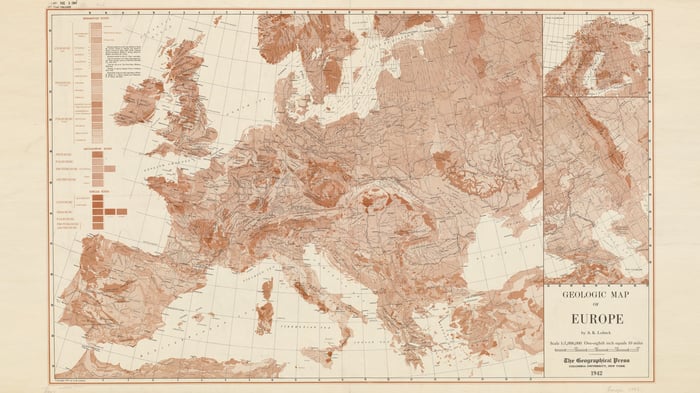 A Geologic Map of Europe