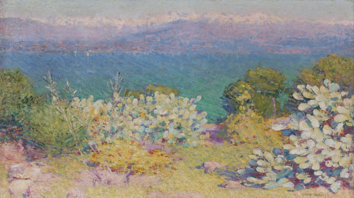 In the morning, Alpes Maritimes from Antibes