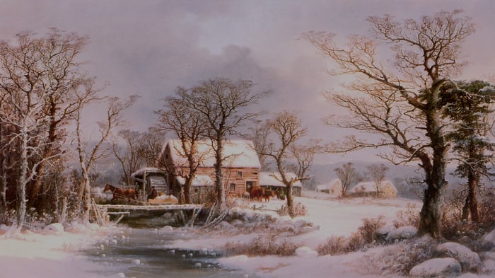 Winter in the Country, The Old Grist Mill
