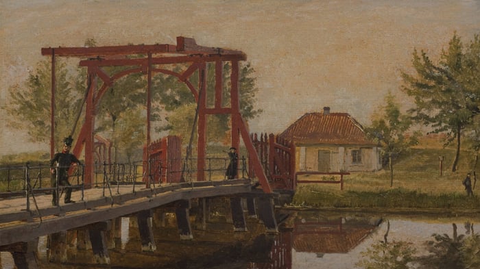 The Northern Drawbridge to the Citadel in Copenhagen