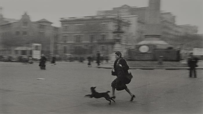 Running for Shelter During Air Raid, Barcelona